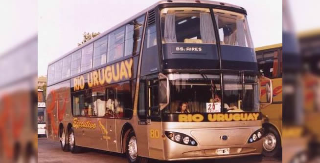 Ônibus Rio Uruguay Brasileira Brasil Argentina